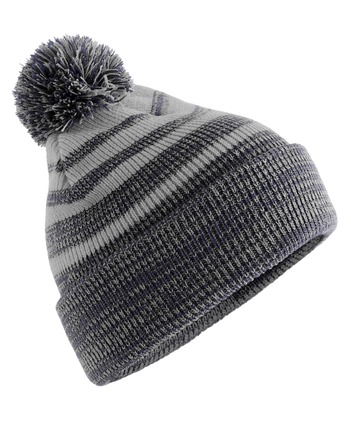 Team stripe beanie - Grey/Navy