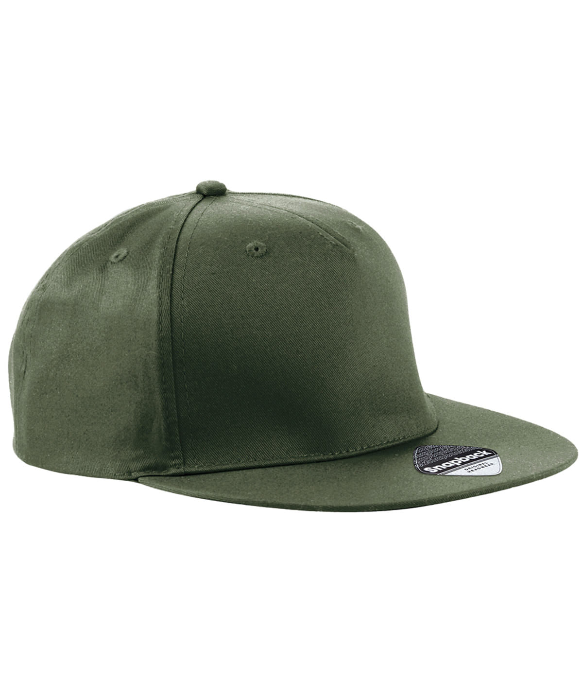 Beechfield 5-panel snapback rapper cap