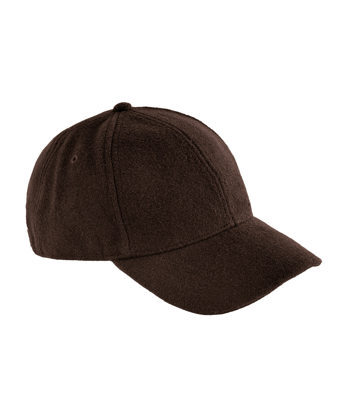 Wool blend cap - Dark Brown