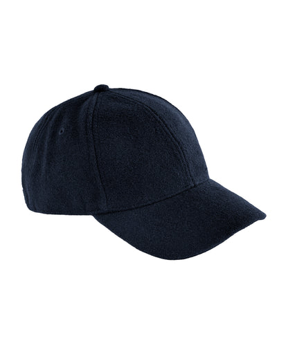 Wool blend cap - Navy