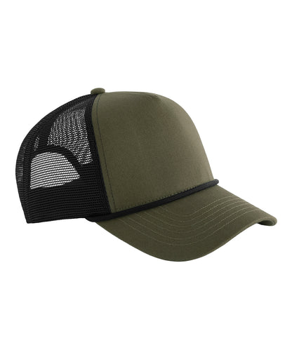 5-panel rope trucker - Military Green/Black
