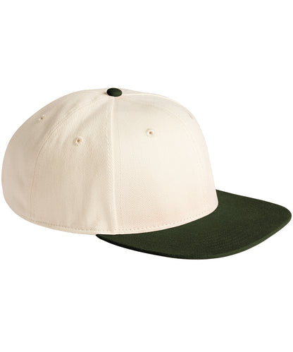 Beechfield Contrast flat peak 6-panel cap