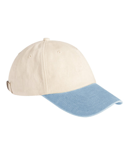 Beechfield Contrast peak low-profile vintage cap