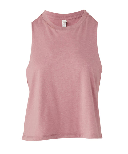 Bella Canvas Women's racerback cropped tank