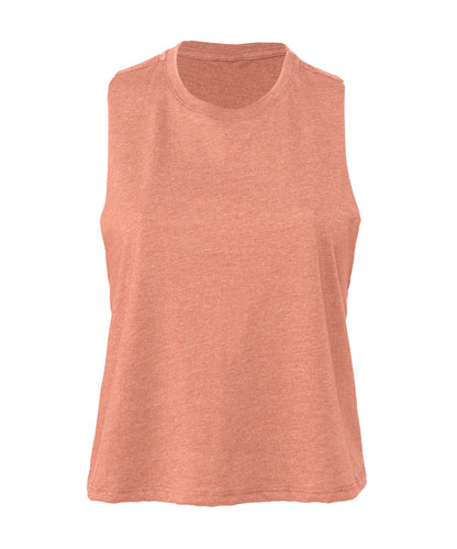 Bella Canvas Women's racerback cropped tank