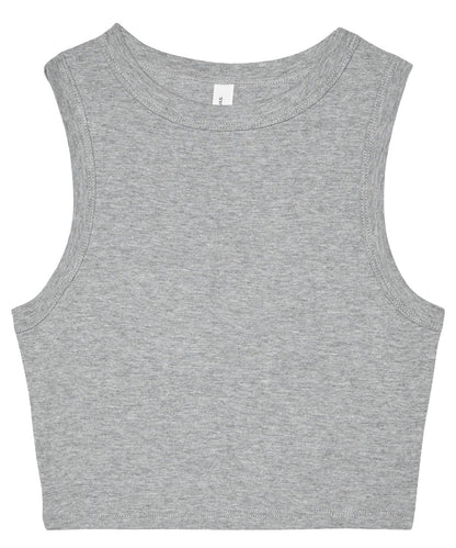 Bella Canvas Women’s micro rib muscle crop tank