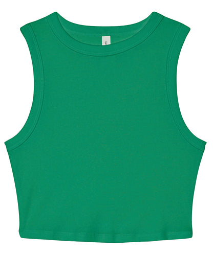 Bella Canvas Women’s micro rib muscle crop tank