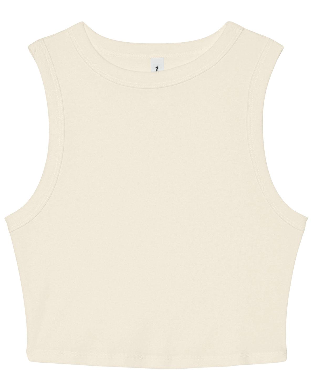 Bella Canvas Women’s micro rib muscle crop tank