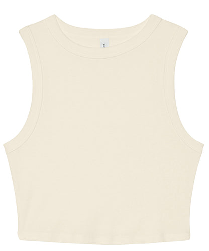 Bella Canvas Women’s micro rib muscle crop tank