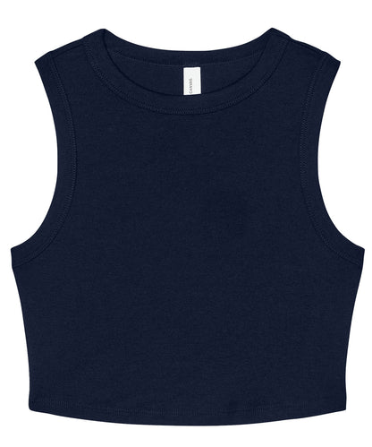 Bella Canvas Women’s micro rib muscle crop tank