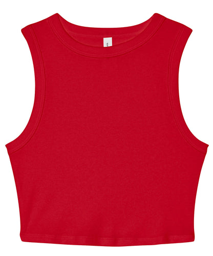 Bella Canvas Women’s micro rib muscle crop tank