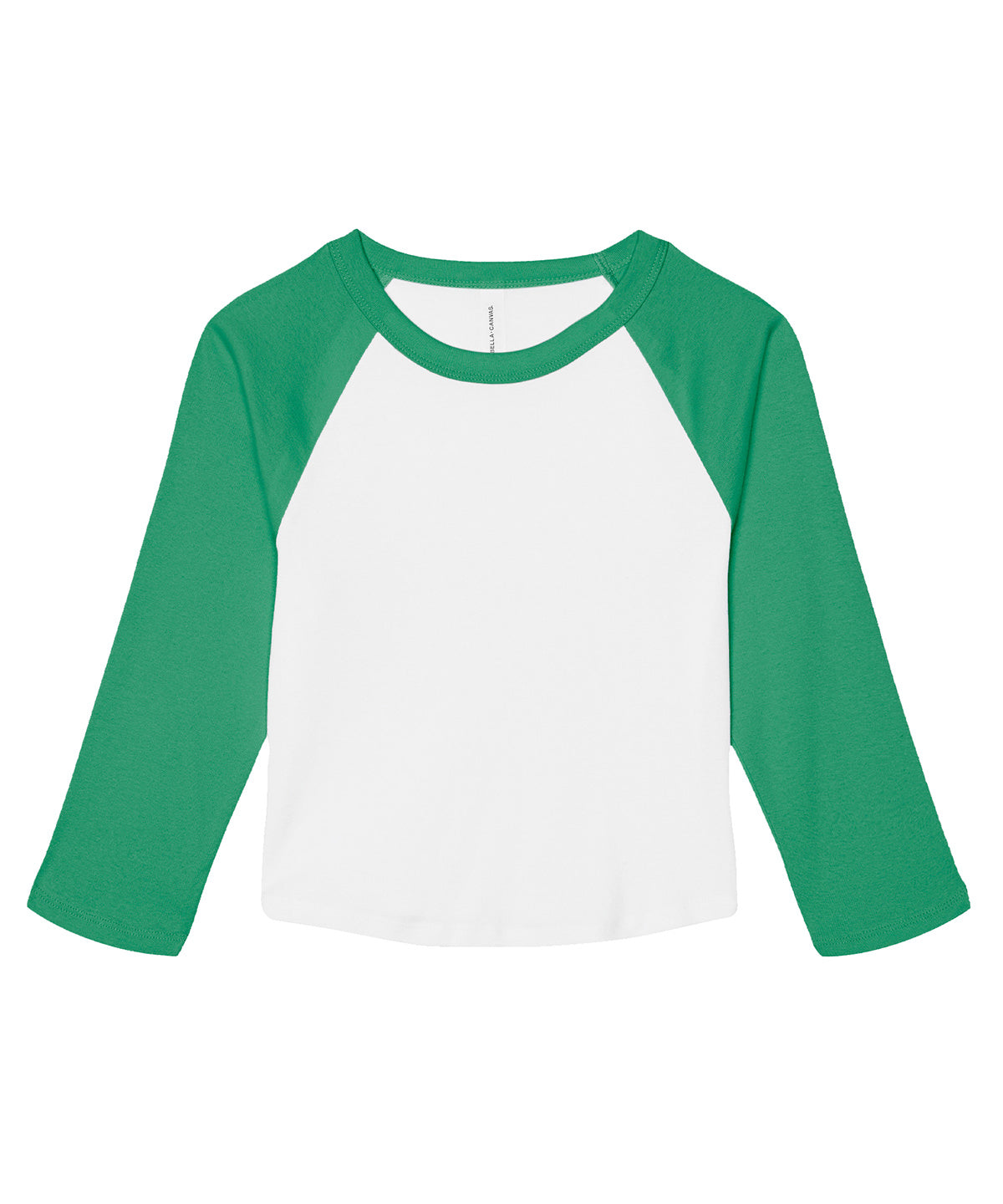 Bella Canvas Women’s micro rib 3/4 raglan baby t-shirt