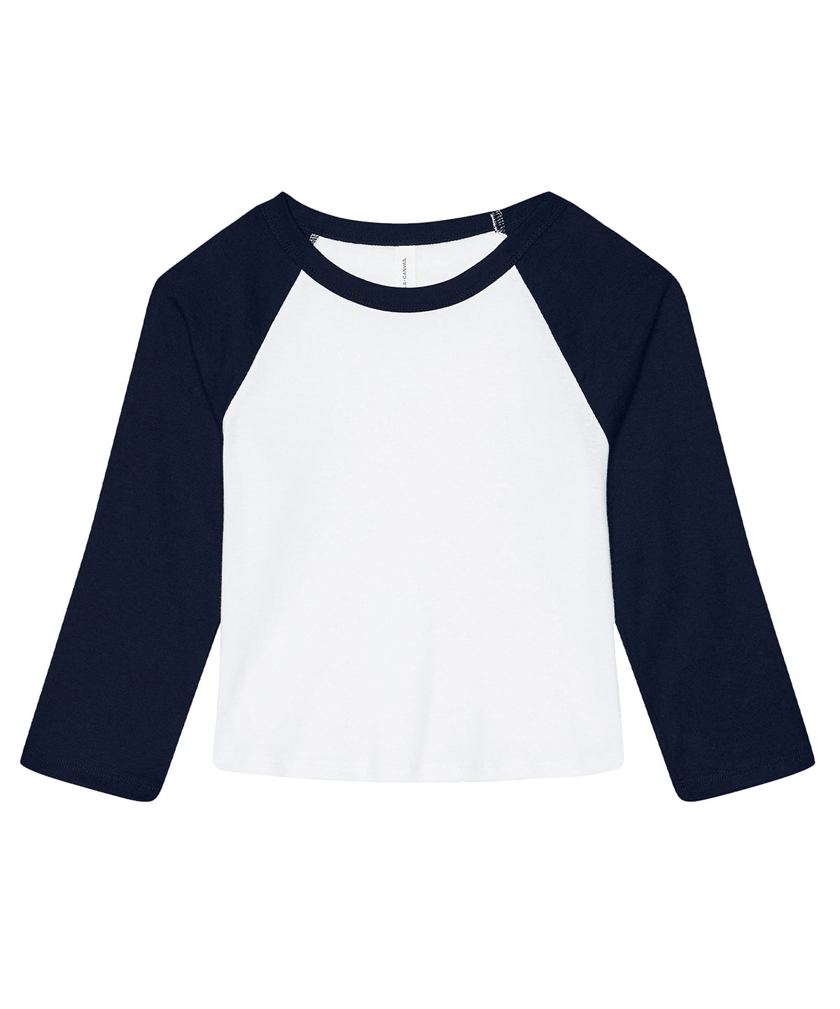 Bella Canvas Women’s micro rib 3/4 raglan baby t-shirt