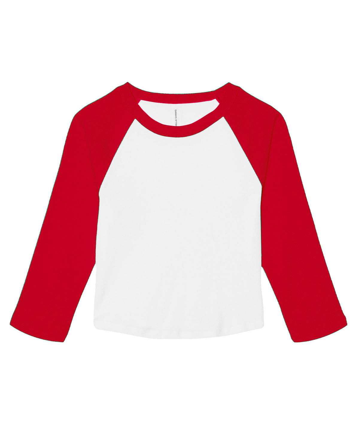 Bella Canvas Women’s micro rib 3/4 raglan baby t-shirt