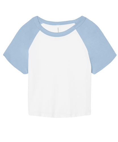 Bella Canvas Women’s micro rib raglan baby t-shirt
