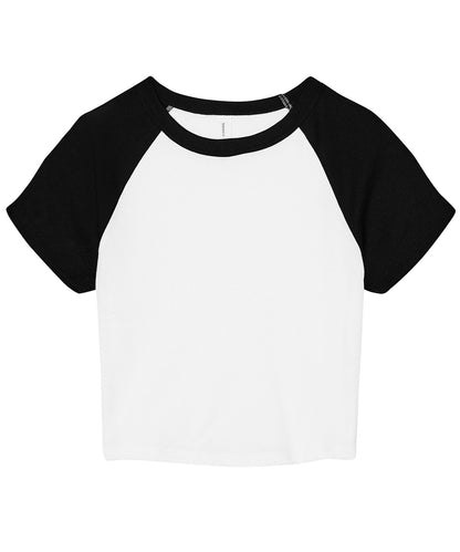 Bella Canvas Women’s micro rib raglan baby t-shirt