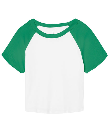 Bella Canvas Women’s micro rib raglan baby t-shirt