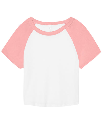 Bella Canvas Women’s micro rib raglan baby t-shirt