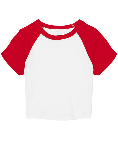 Bella Canvas Women’s micro rib raglan baby t-shirt