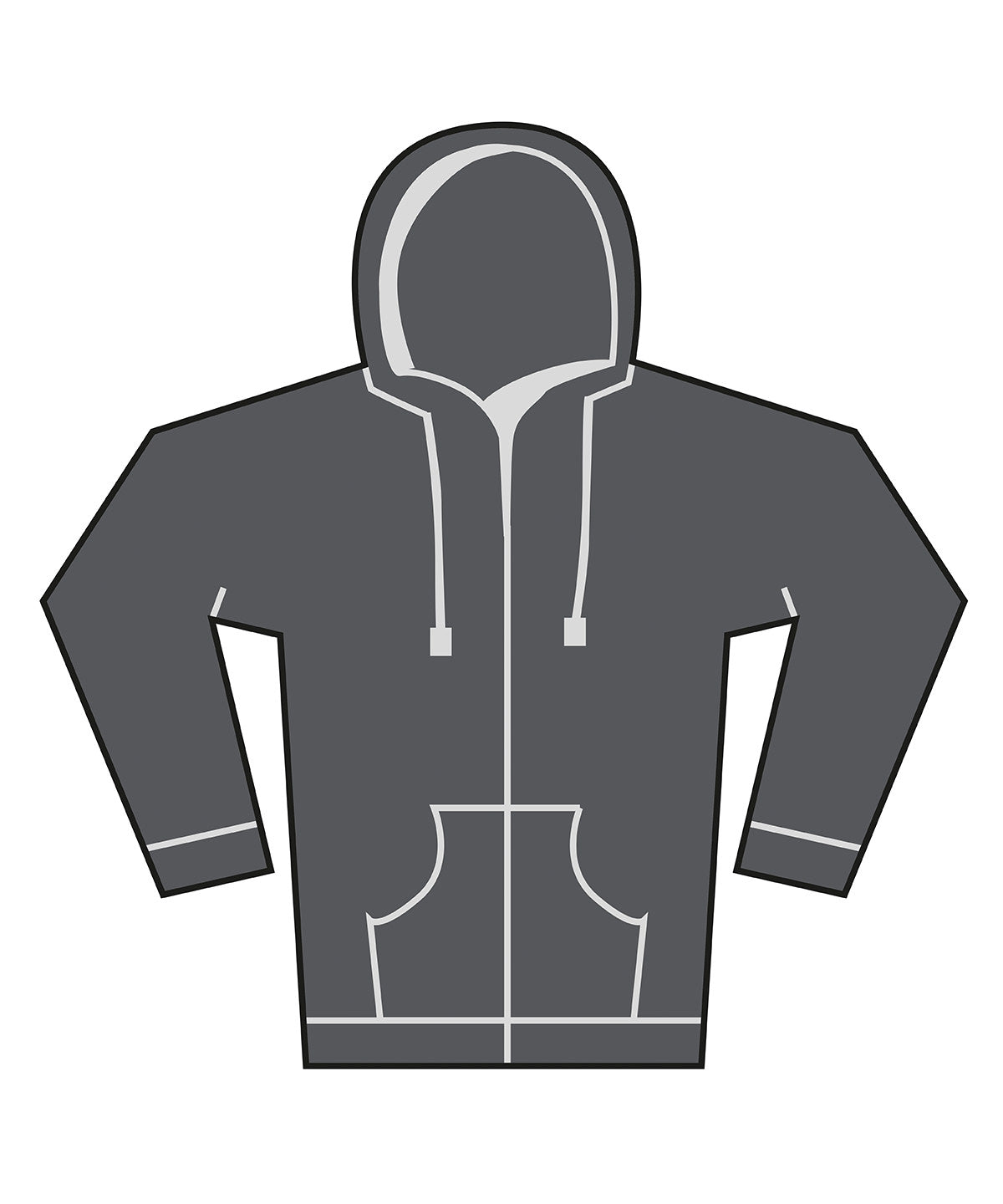 Bella Canvas Unisex heavy full-zip hoodie
