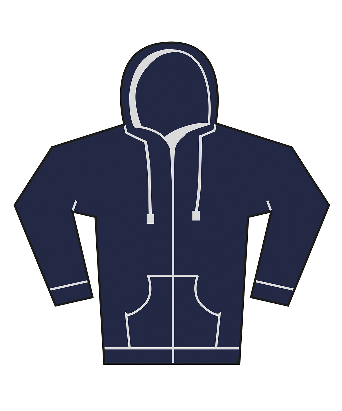 Bella Canvas Unisex heavy full-zip hoodie