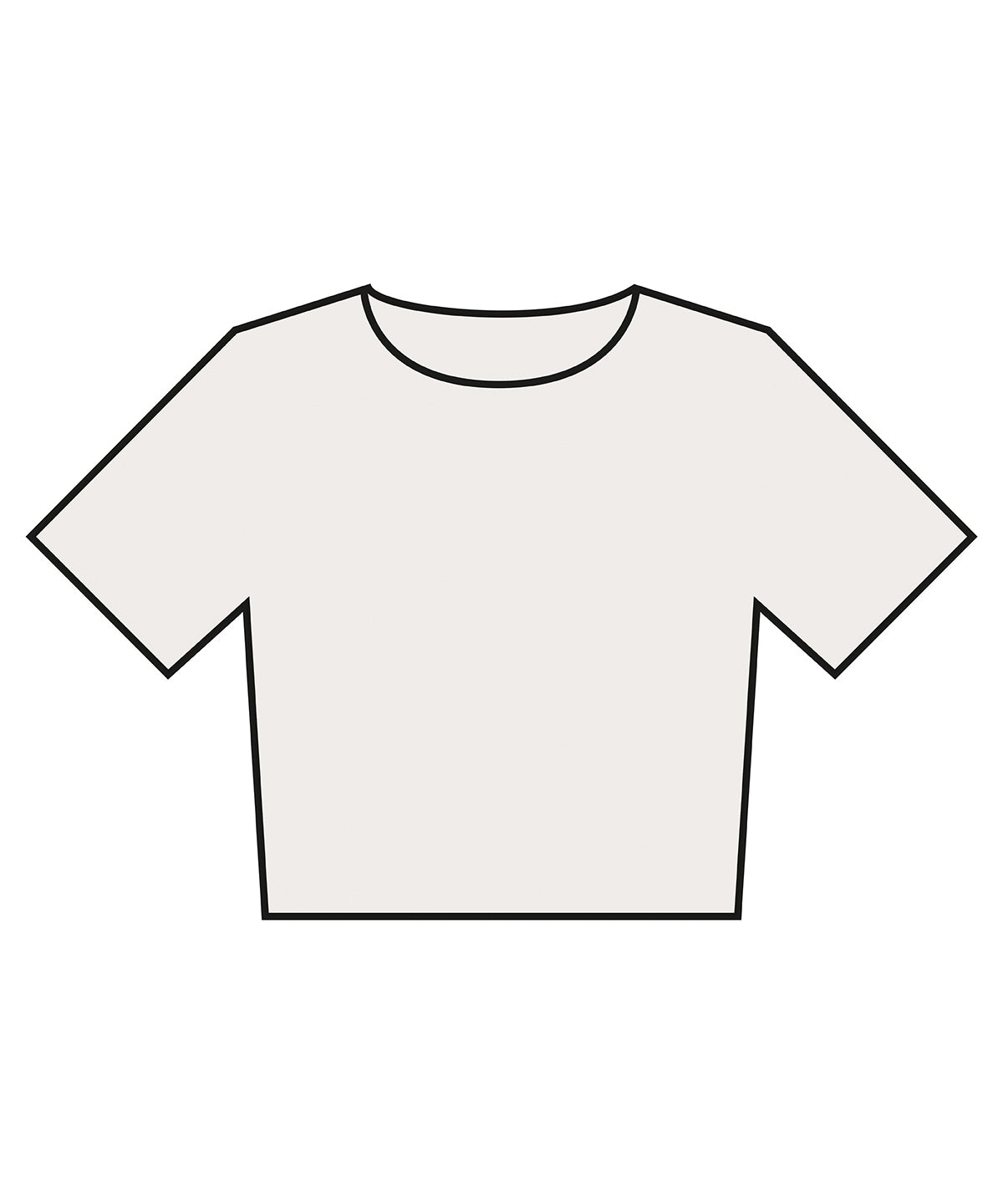 Bella Canvas Women’s heavyweight washed cropped tee