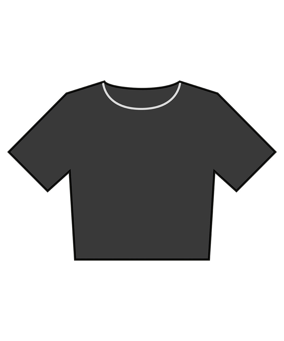 Bella Canvas Women’s heavyweight washed cropped tee