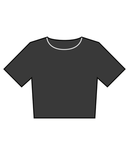 Bella Canvas Women’s heavyweight washed cropped tee