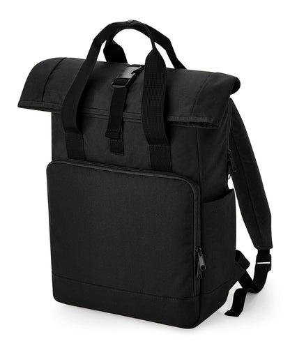 Bagbase Recycled twin handle roll-top laptop backpack