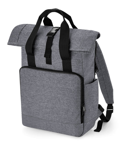 Bagbase Recycled twin handle roll-top laptop backpack