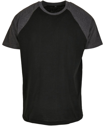 Build Your Brand Raglan contrast tee
