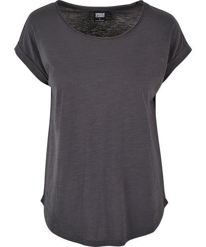 Build Your Brand Women's long slub tee