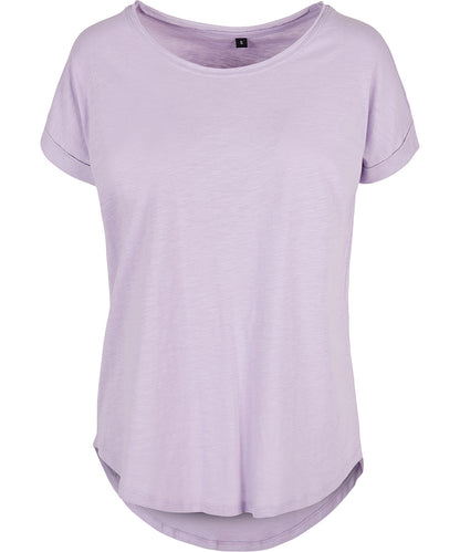 Build Your Brand Women's long slub tee