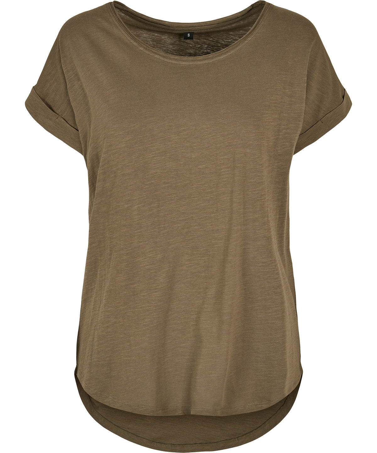 Build Your Brand Women's long slub tee