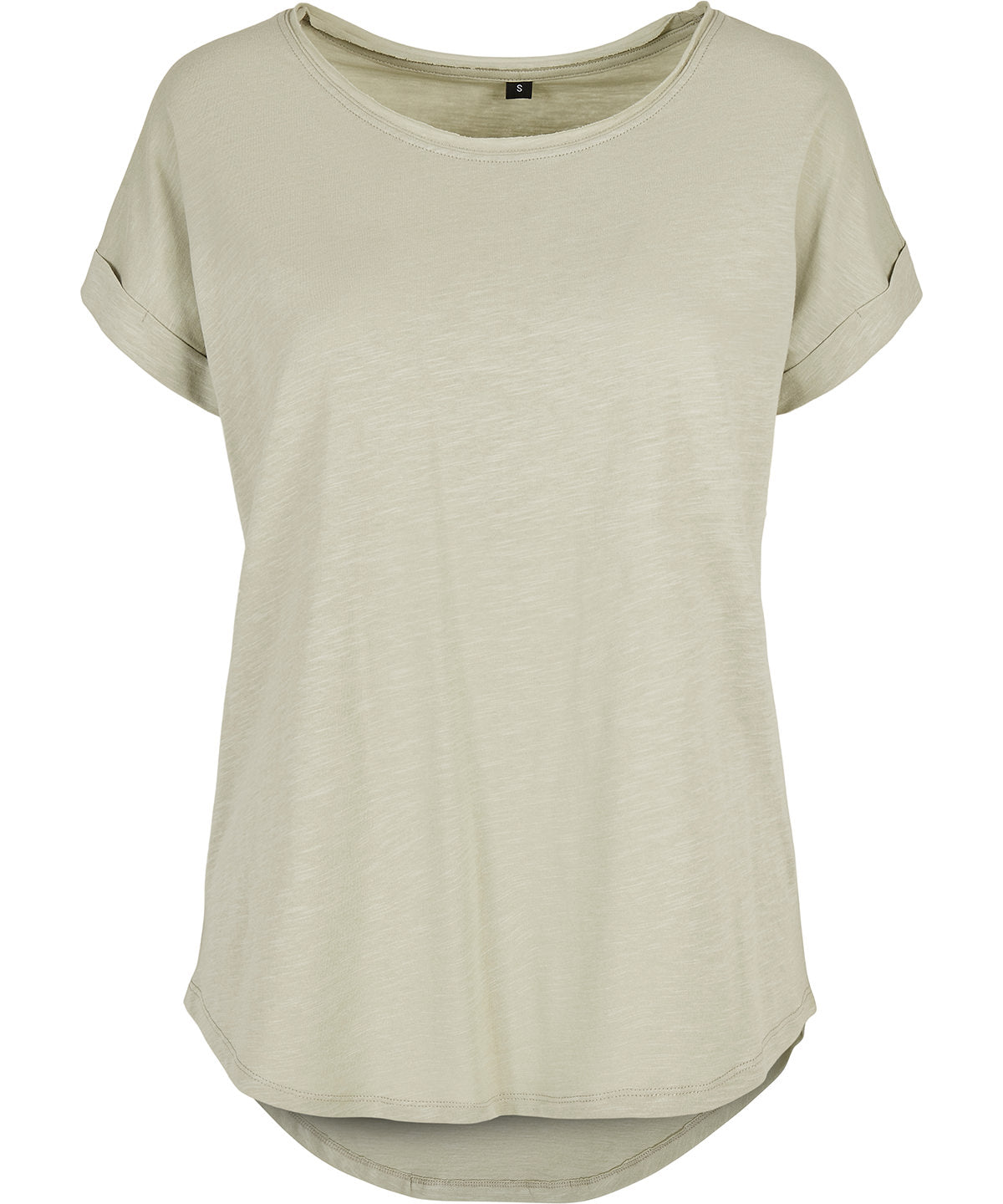 Build Your Brand Women's long slub tee