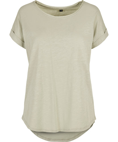 Build Your Brand Women's long slub tee