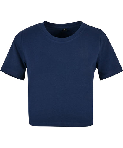 Build Your Brand Women's cropped tee
