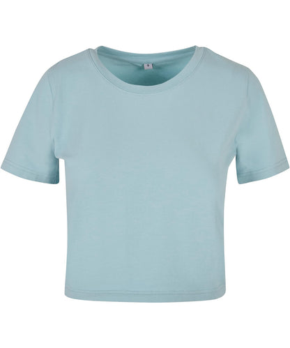 Build Your Brand Women's cropped tee