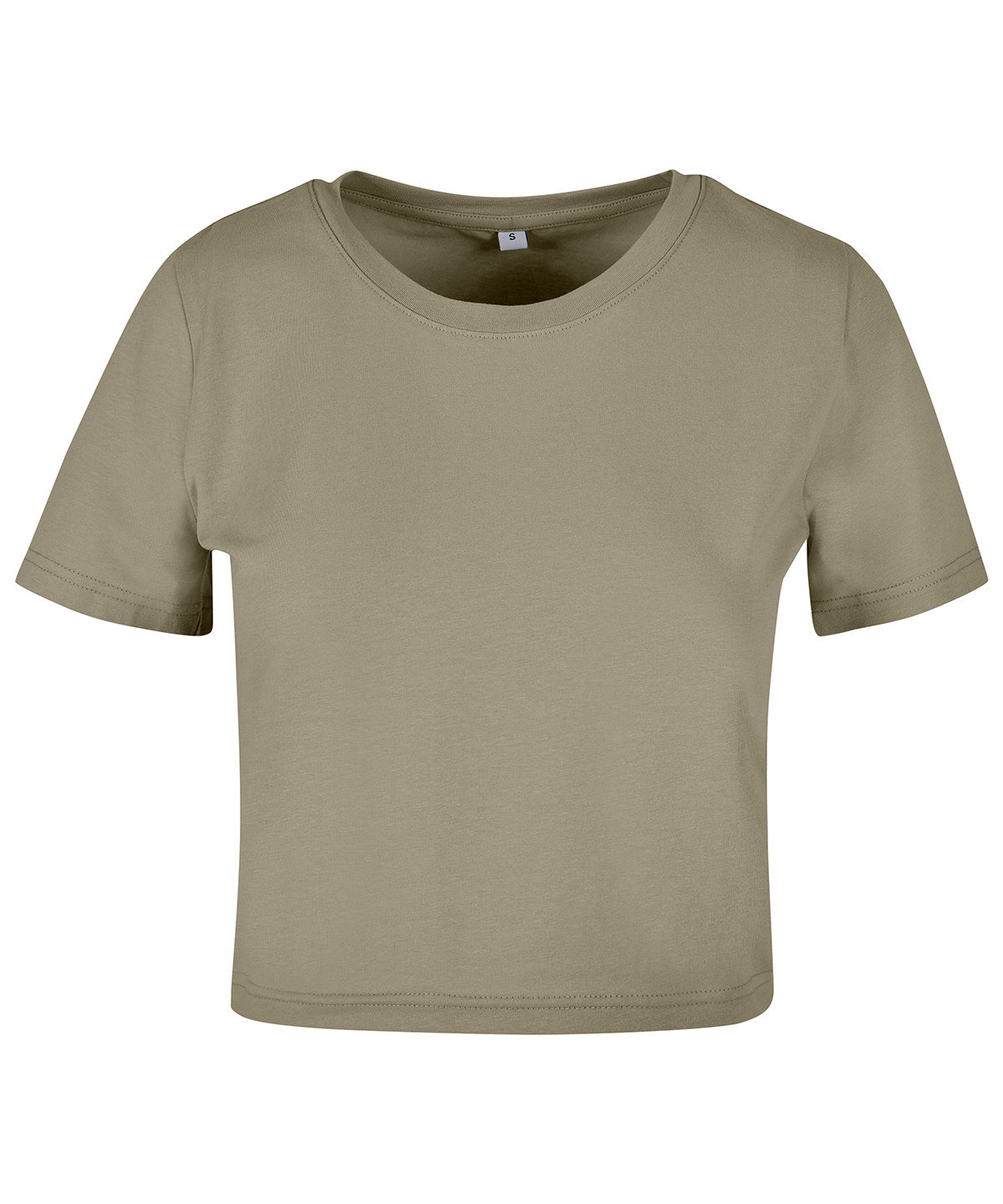 Build Your Brand Women's cropped tee