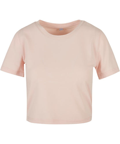 Build Your Brand Women's cropped tee
