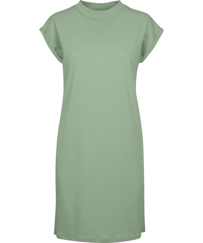 Build Your Brand Women's turtle extended shoulder dress