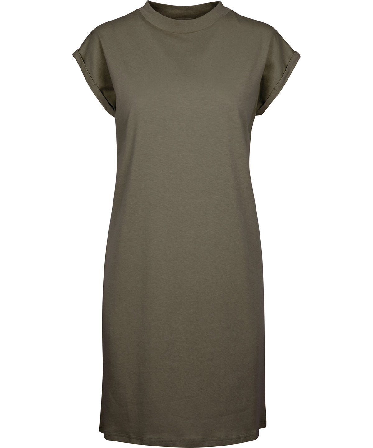 Build Your Brand Women's turtle extended shoulder dress