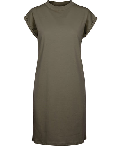 Build Your Brand Women's turtle extended shoulder dress