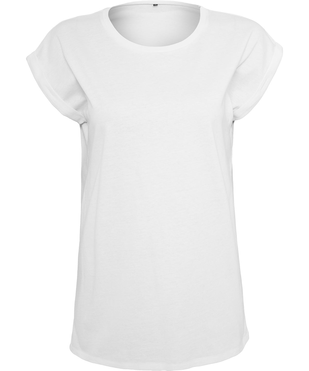 Build Your Brand Women's organic extended shoulder tee