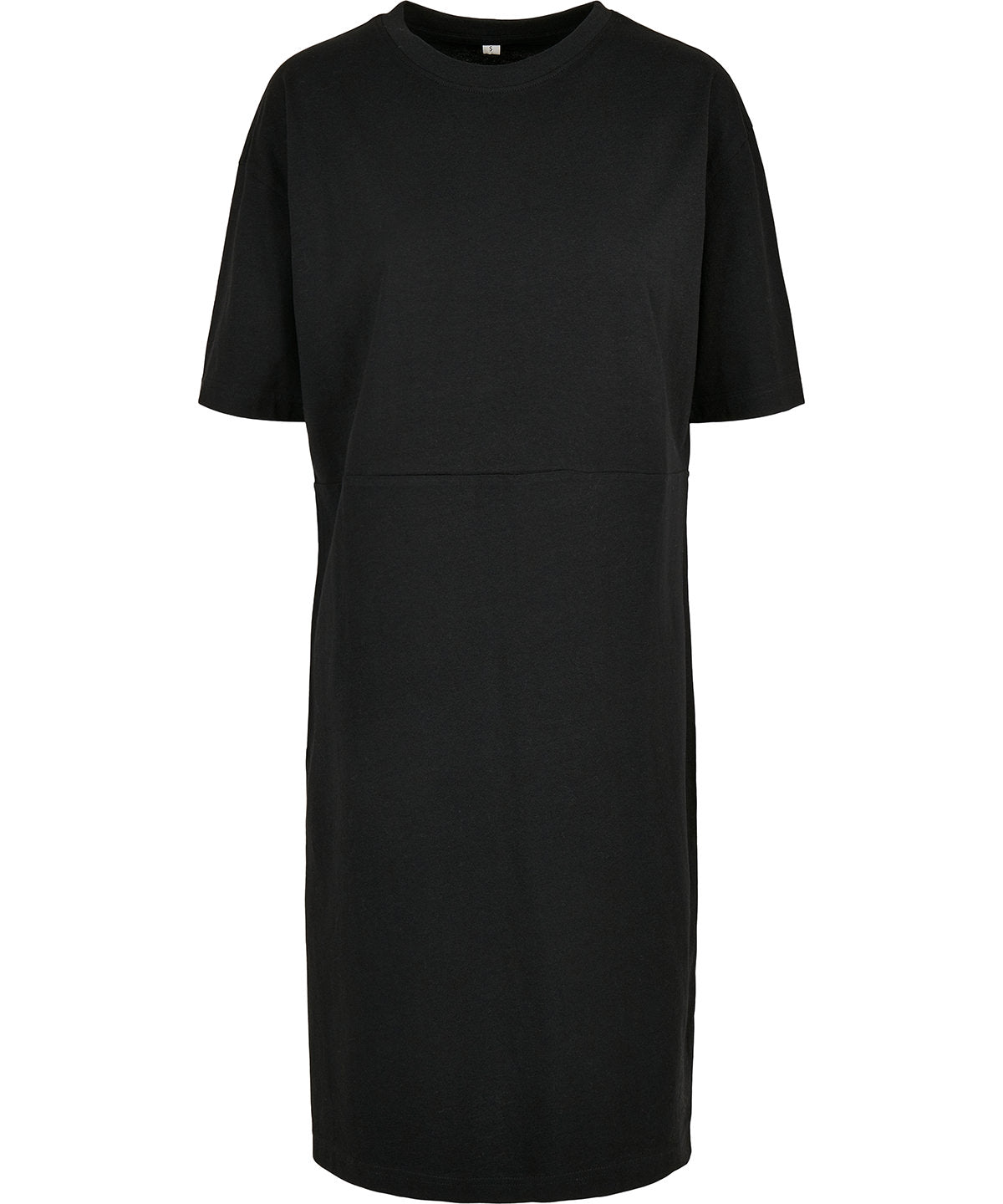 Build Your Brand Women's organic oversizes slit tee dress