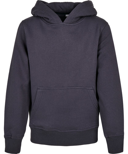 Build Your Brand Organic kids basic hoodie