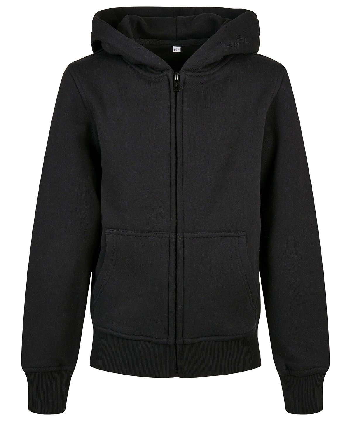 Build Your Brand Organic kids basic zip hoodie