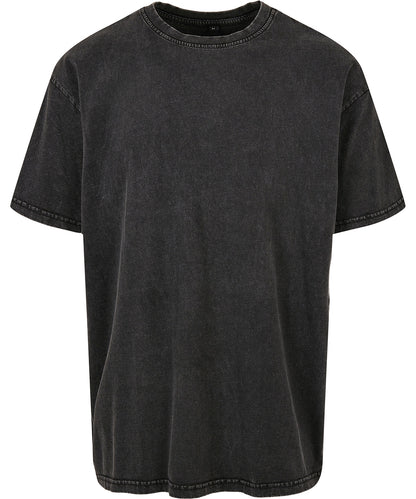 Build Your Brand Acid washed heavy oversized tee