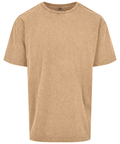 Build Your Brand Acid washed heavy oversized tee