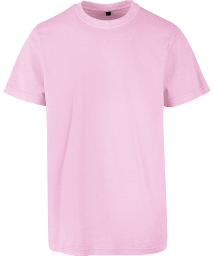 Build Your Brand Acid washed round neck tee